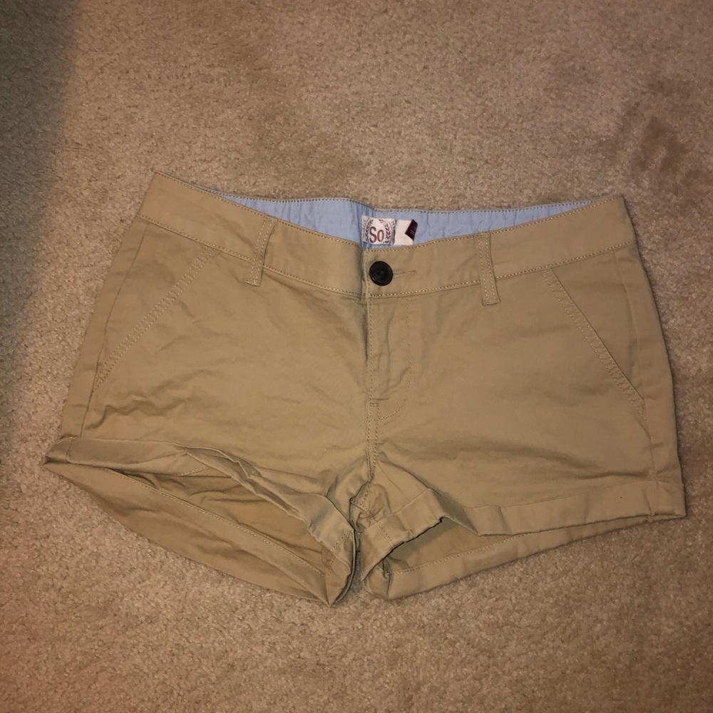 size 9 target brand khaki shorts